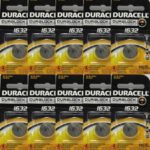 10 Duracell Watch/Electronic DL 1632 CR1632 Lithium Batteries