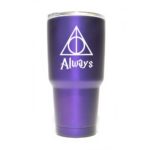 Harry Potter Always Vinyl Decals Stickers ( 2 Pack!!! ) | Yeti Tumbler Cup Ozark Trail RTIC Orca | Decals Only! Cup not Included! | 2 – 3 X 2.3 inch White Decals | KCD1168W
