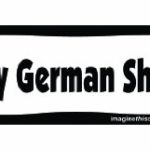 Imagine This Bone Car Magnet, I Love My German Shorthair, 2-Inch by 7-Inch