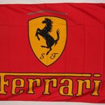 Ferrari Scudetto Red Car Flag 3′ x 5′ Indoor Outdoor Deluxe Banner