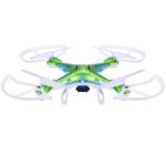 Megadream JJRC H5P Gyro 2.4 Telecontrol 3D Roll 6 Axis Grop RTF Drone LED Lights Headless Mode 2.0MP HD Camera 4-Channel 360 Flip Automatic Return 1100mAh RC Quadcopter