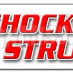 SHOCKS AND STRUTS BANNER SIGN car brake cv repair auto car shop mechanic