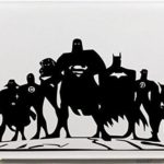Vati Leaves Removable Dc Comics Justice League Protective Full Cover Vinyl Art Skin Decal Sticker Cover for Apple MacBook 13″ inch Laptop