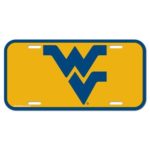 West Virginia Mountaineers NCAA License Plastic Plate Vanity Car Graphics Sign Tag Officially Licensed NCAA Merchandise