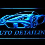 Auto Detailing Detail Car Wash LED Sign Neon Light Sign Display s233-b(c)