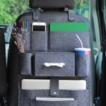 Car Back Seat Organizer with Multi Pocket Felt Lucky Sign-SiPre