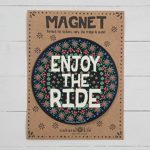 Natural Life “Enjoy the Ride” Car Magnet