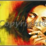 Bob Marley Metal License Plate Tag Sign