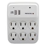 WiFi 6 Wall Power Plug Outlet Hidden Camera – Fully Functional with 2 USB – Motion Activated Spy Gadget – 8GB SD Card – Best Recorder for Home, Kids, Office – Free Security EBook (White)