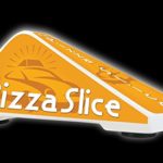 Lighted Car Top Sign – Pizza Slice – Includes Custom Decals