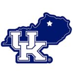 NCAA Kentucky Wildcats Home State Magnet, 11″