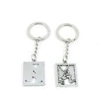 Keyring Keychain Keytag Key Ring Chain Tag Door Car Wholesale Jewelry Making Charms A8PH9 Kiss Tag Signs