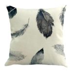 Pillow Case Cushion Covers,FUNIC Feather Print Sofa Bed Home Car Decoration (Multicolor #B)