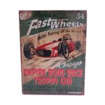 Wall Hanging Decoration Home Wooden Vintage Retro Car Design Fast Wheels