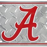 Alabama Crimson Tide Diamond License Plate Tin Sign 6 x 12in