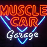 Neonetics 5MSCLE Muscle Car Garage Neon Sign