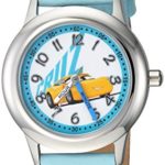 Disney Girl’s ‘Cars 3’ Quartz Stainless Steel Casual Watch, Color:Blue (Model: WDS000295)