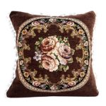 Pillow Case Sofa Waist Cushion Covers,FUNIC Home Car Decor Cushion Cover Cases (Brown)