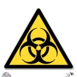 Biohazard Warning Sign – Vinyl Sticker Waterproof Decal