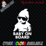 BABY ON BOARD Carlos Hangover Die Cut Vinyl Decal Sticker Car 6″ Funny Sign The
