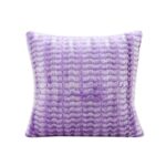 FUNIC Pillow Case Sofa Waist Throw Cushion Cover Home Car Cafe Decor (Purple)