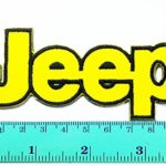 Yellow Jeep Racing Patch Motorsport Car Racing Sport Automobile Car Motorsport Racing Logo Patch Sew Iron on Jacket Cap Vest Badge Sign