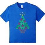 PEACE SIGN Christmas Tree T-Shirt | Hippies Xmas Shirts