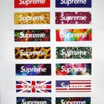 Supreme Car Stickers Vehicle Sports Skateboard Laptop Luggage Sticker Decals A5 Code40