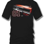 Dodge Charger, General Lee, Black, 01 , Classic Car, Dukes, muscle car shirt – Wicked Metal