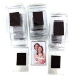 Set of 20 Blank Photo Frame Fridge Magnets by Kurtzy – Quality Clear Acrylic Refrigerator Magnet with Picture Insert Size 7cmx4.5cm – Magnetic Frame Great for Family Photos, art work & Fun for Kids