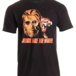 Ann Arbor T-shirt Co. Jesus Take The Wheel | Funny Driver Car Speed Racing Auto Race Humor Tee T-Shirt