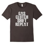 Distressed Car Driving T-Shirt Gas Clutch Shift Repeat