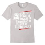 Racecar Steps T Shirt Funny Fast Car