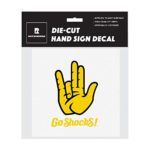 Wichita State Shockers “SHOCKER” Hand Sign Die-Cut Car Decal