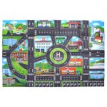 BCP Non-woven Fabrics Traffic Sign Street City Fun Play Map for Kids 33 x 23 Inches