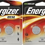 Energizer Watch/Electronic Batteries, 3 Volts, 2032, 4 (2×2) Batteries (Lithium Button Cell)