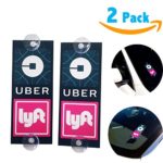 WildAuto Uber Lyft Sign Decor Accessories – Removable Ride share Decal – 2 Pcs – WildAuto (Type4)