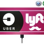 RUN HELIX Uber Lyft Glow LED Driver Light Removable Sign Logo with Suction Cup Rideshare Car Sign New Uber Glow Light Sign