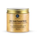 Lagunamoon 24K Gold Facial Mask 8.8 oz Gold Face Mask for Anti Aging Anti Wrinkle Facial Treatment Pore Minimizer, Acne Scar Treatment & Blackhead Remover 250g