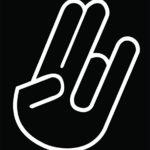 Lu Coco Creations SHOCKER HAND DECAL APPROX 5″ (COLOR WHITE) FUNNY CUTE STICKER/DECAL FOR CARS,TRUCKS,WINDOWS,LAPTOPS AND MORE.