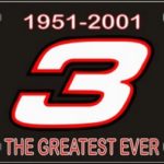SmartBlonde Dale Earnhardt NASCAR 1951 2001 #3 Greatest Ever Novelty Vanity Metal License Plate Tag Sign