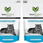 Vetri Science Composure Calming Formula for Cats Bundled with Feline Health Tracker (4 Pack)