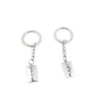 Keyring Keychain Keytag Key Ring Chain Tag Door Car Wholesale Jewelry Making Charms R6KI8 Love Signs Tag