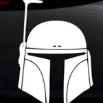 Star Wars Boba Fett Vinyl Decal Sticker for Car Automobile Window Wall Laptop Notebook Etc…. Any Smooth Surface Such As Windows Bumpers | 5 In | KCD215