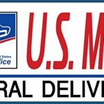 Artisan Owl U.S. Mail Delivery Magnetic Sign for Rural Delivery Carrier Magnet USPS – 6″X11.5″ (Set of 3 Magnets)