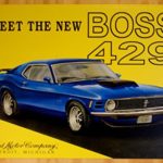 Ford Mustang Meet the New Boss 429 Car Retro Vintage Tin Sign – 13×16 , 16×13