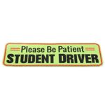 Vivona – Please Be Patient Student Driver Magnetic Car Bumper Sticker Sign Safety Decal 25x8cm