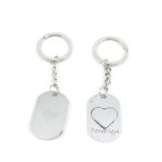 Keyring Keychain Keytag Key Ring Chain Tag Door Car Wholesale Jewelry Making Charms N8YX5 Forever Love Tag Signs