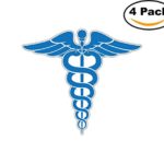 Medical Sign Doctor Medicine Blue Car Bumper Vinyl Sticker Decal 4X4