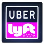 DTXDTech UBER LYFT Sign Accessories Logo Glow LED Light Sign with Lithium Ion Battery USB Charge UBER LYFT Glow Sign Light Up Decal Sticker